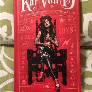 Kat Von D Signed Tattoo Book